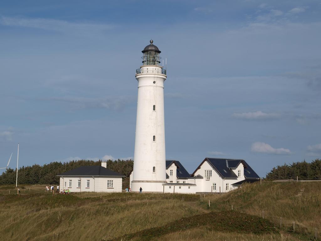 Bild vom Leuchtturm in Hirtshals in Dänemark.